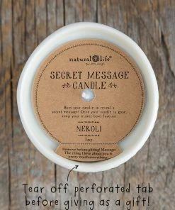 Natural Life Secret Message Candle HOME & LIVING 64 Natural Life Secret Message Candle HOME & LIVING