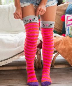 Natural Life Over-the-Knee Cozy Socks