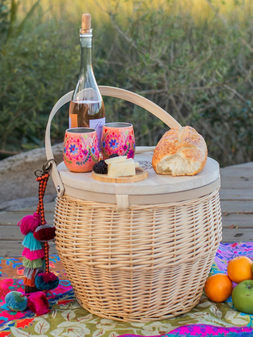Natural Life Beach & Outdoors Picnic Basket Table 3 Natural Life Beach & Outdoors Picnic Basket Table