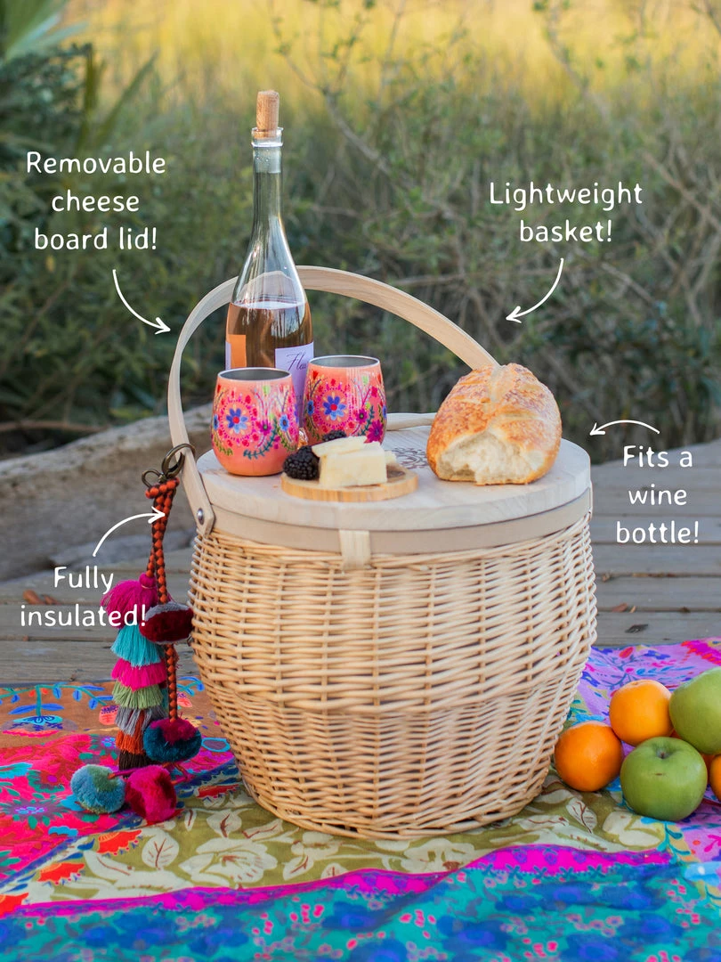 Natural Life Beach & Outdoors Picnic Basket Table 10 Natural Life Beach & Outdoors Picnic Basket Table