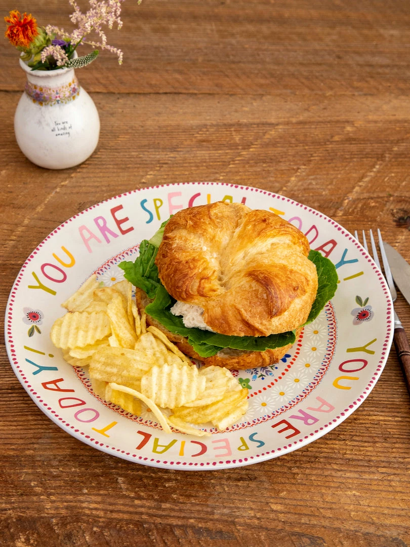 Natural Life Back In Stock Special Day Plate 6 Natural Life Back In Stock Special Day Plate