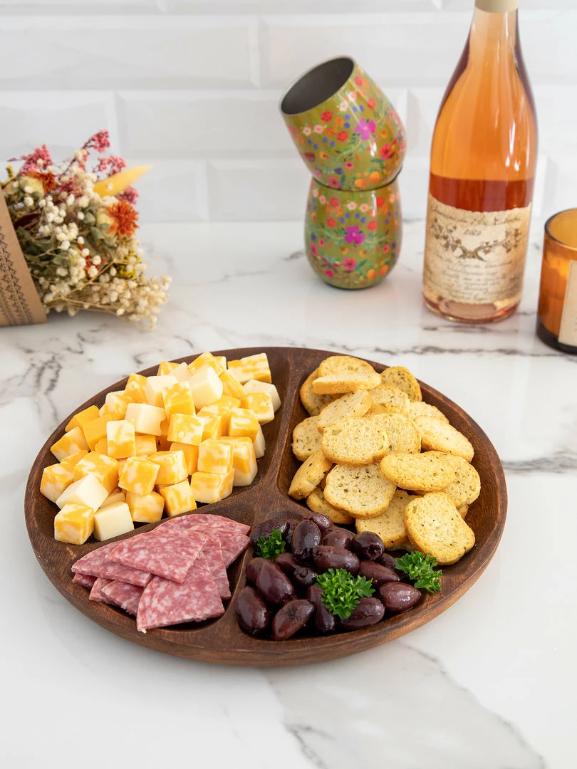 Natural Life Wooden Serving Platter 5 Natural Life Wooden Serving Platter