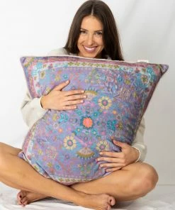 Natural Life Faux Fur Pillow Cover