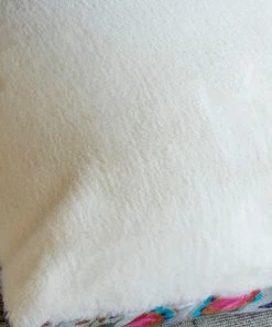 Natural Life Faux Fur Pillow Cover