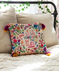 Natural Life Cozy Pillow Back To Campus