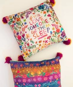 Natural Life Cozy Pillow Back To Campus