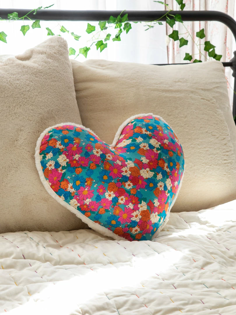 Natural Life Back To Campus Faux Fur Heart Pillow 8 Natural Life Back To Campus Faux Fur Heart Pillow