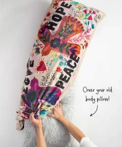 Natural Life Cozy Body Pillow Cover Back To Campus