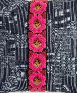 Natural Life Back To Campus Tesoro Embroidered Pillow