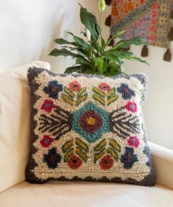 Natural Life NEW & TRENDING Shaggy Wool Pillow