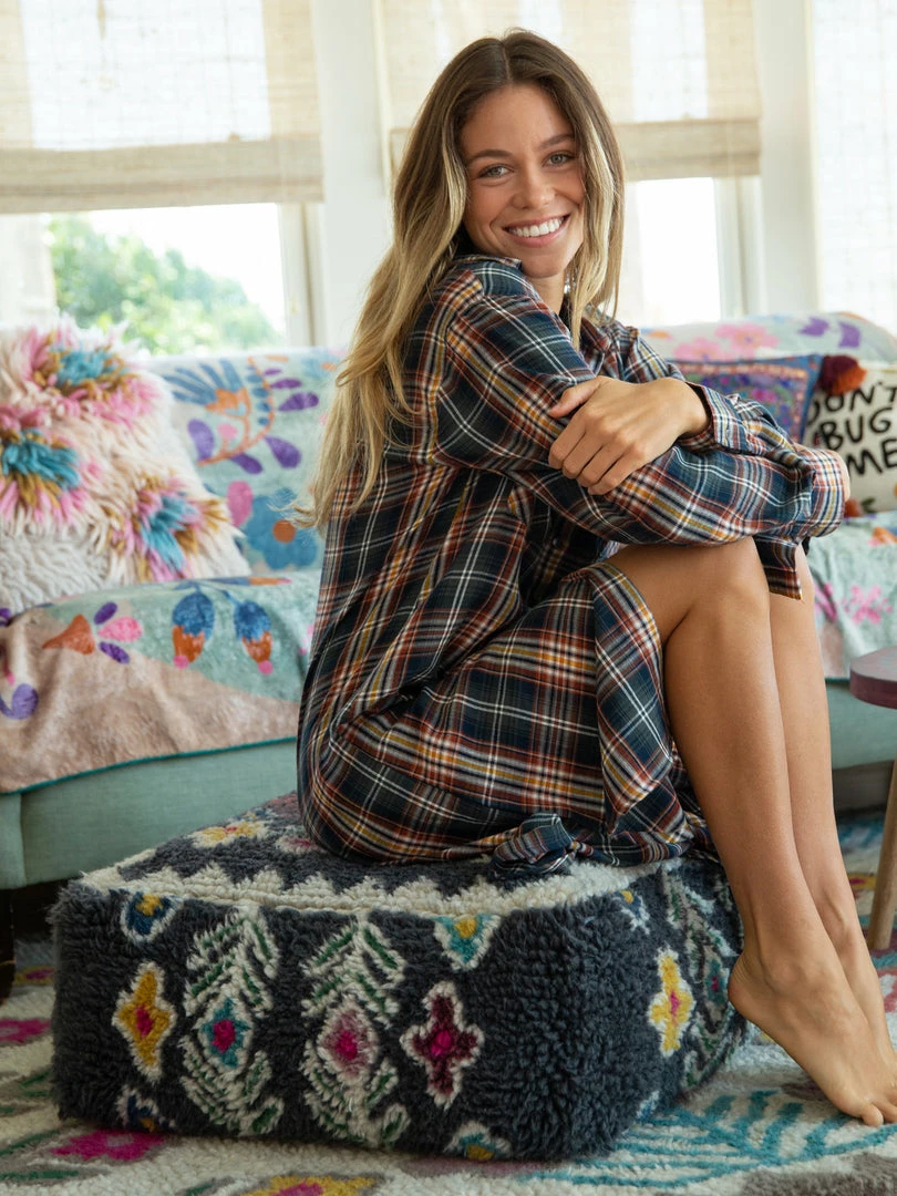 Natural Life Shaggy Wool Pouf 6 Natural Life Shaggy Wool Pouf