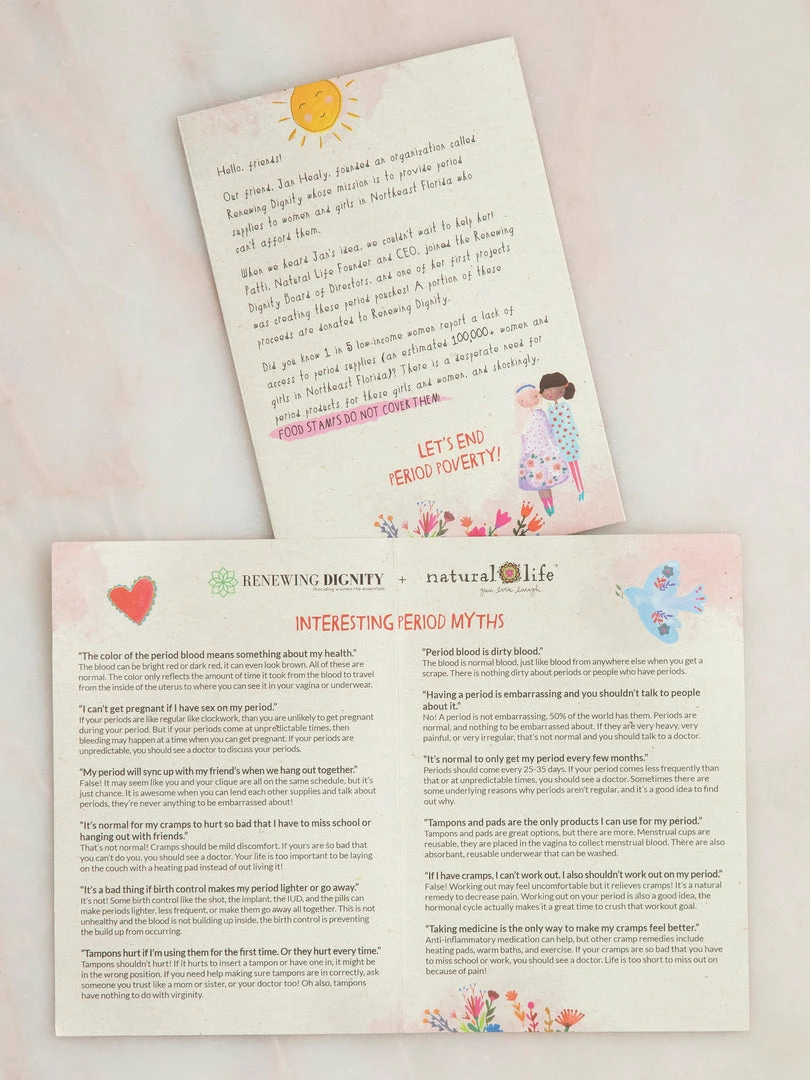 Natural Life Period Pouch Back To Campus 8 Natural Life Period Pouch Back To Campus