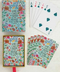 Natural Life Playing Cards Back To Campus