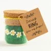 Natural Life Beaded Daisy Ring