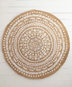 Natural Life Printed Jute Rug Back To Campus