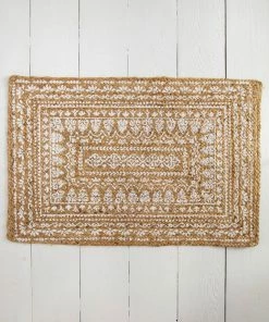 Natural Life Printed Jute Rug Back To Campus