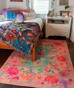 Natural Life Boho Garden Chenille Rug Back To Campus
