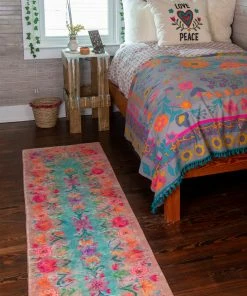 Natural Life Boho Garden Chenille Rug Back To Campus