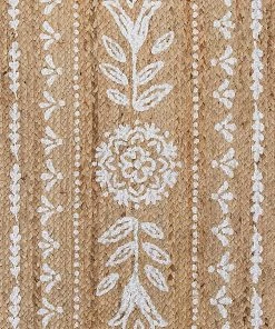 Natural Life Printed Jute Rug Back To Campus