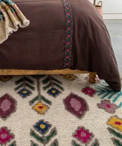 Natural Life Cream Shaggy Wool Rug NEW & TRENDING