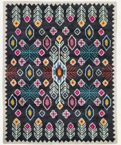 Natural Life NEW & TRENDING Charcoal Shaggy Wool Rug