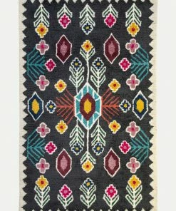 Natural Life NEW & TRENDING Charcoal Shaggy Wool Rug