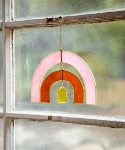 Natural Life Stained Glass Window Hanging