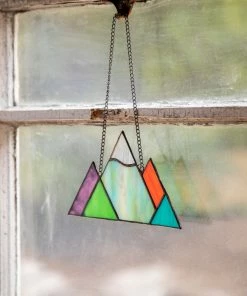 Natural Life Stained Glass Window Hanging