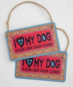 Natural Life Set Of 2 Gate Signs