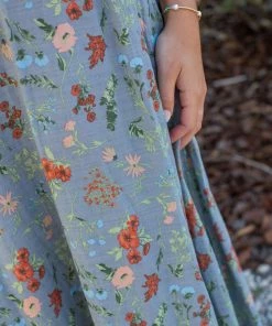 Natural Life Ginger Side Slit Maxi Skirt