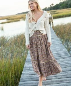 Natural Life Cable Knit Cardigan CLOTHES