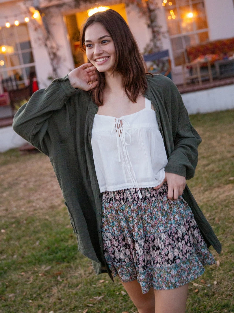 Natural Life CLOTHES Kerri Smocked Mini Skirt 7 Natural Life CLOTHES Kerri Smocked Mini Skirt