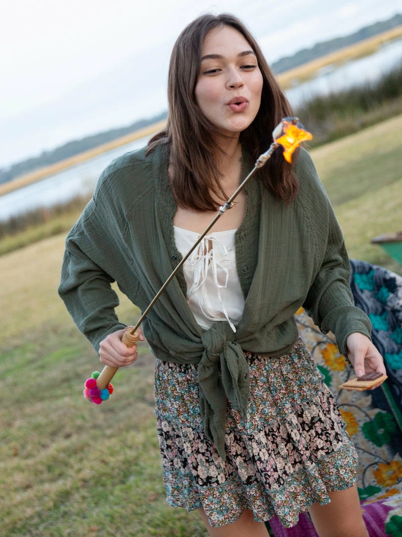 Natural Life CLOTHES Kerri Smocked Mini Skirt 3 Natural Life CLOTHES Kerri Smocked Mini Skirt