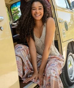 Natural Life Printed Satin Hanna Maxi Skirt NEW & TRENDING 23 Natural Life Printed Satin Hanna Maxi Skirt NEW & TRENDING