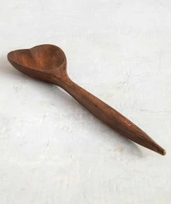 Natural Life NEW & TRENDING Wooden Heart Serving Spoon