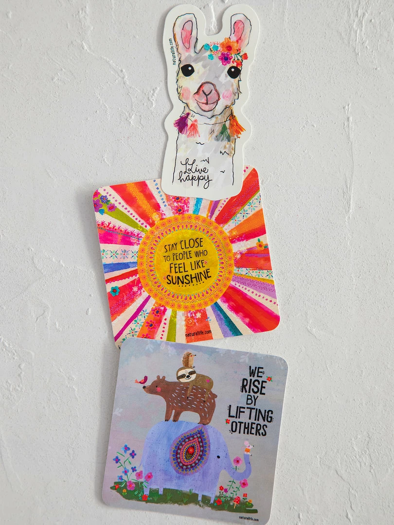 Natural Life NEW & TRENDING Set Of 3 Stickers 4 Natural Life NEW & TRENDING Set Of 3 Stickers