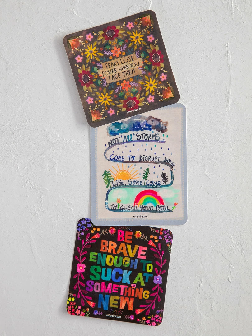 Natural Life NEW & TRENDING Set Of 3 Stickers 13 Natural Life NEW & TRENDING Set Of 3 Stickers