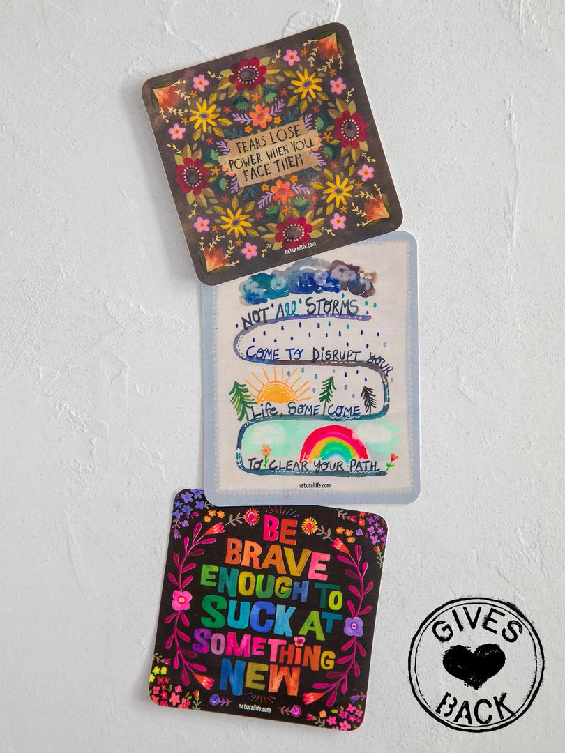 Natural Life NEW & TRENDING Set Of 3 Stickers 14 Natural Life NEW & TRENDING Set Of 3 Stickers