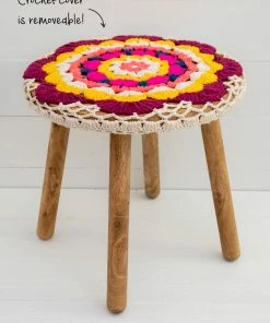 Natural Life Crochet Side Table