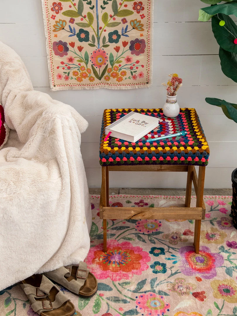 Natural Life Crochet Side Table Stool Back To Campus 4 Natural Life Crochet Side Table Stool Back To Campus