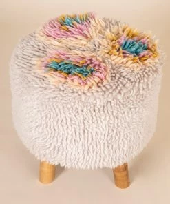 Natural Life Ziggy Shag Stool