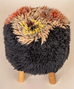 Natural Life Ziggy Shag Stool