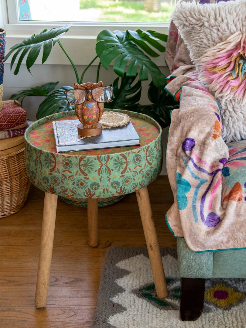 Natural Life Fabric Wrapped Side Table NEW & TRENDING 3 Natural Life Fabric Wrapped Side Table NEW & TRENDING