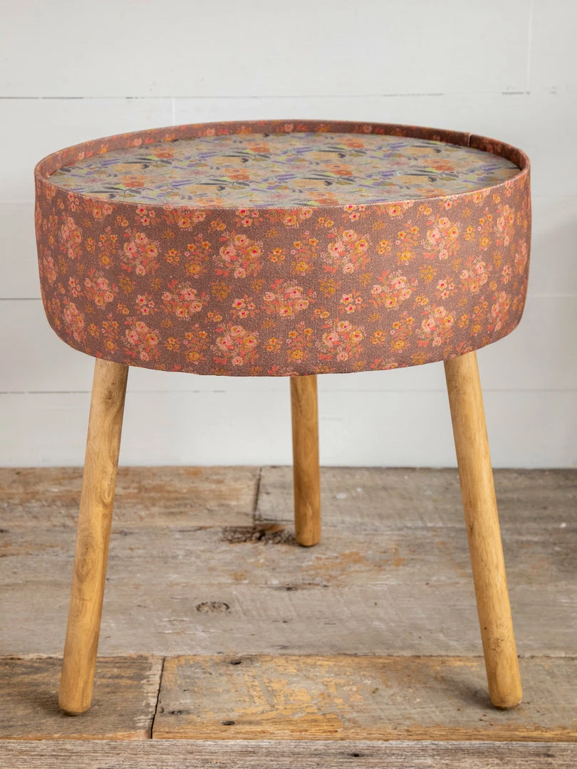 Natural Life Fabric Wrapped Side Table NEW & TRENDING 11 Natural Life Fabric Wrapped Side Table NEW & TRENDING