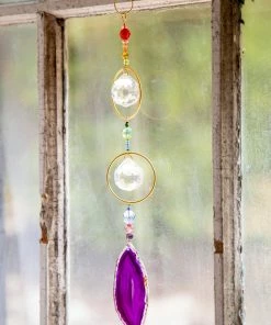 Natural Life Beach & Outdoors Agate Sun Catcher 9 Natural Life Beach & Outdoors Agate Sun Catcher