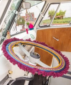 Natural Life Velvet Steering Wheel Cover CAR