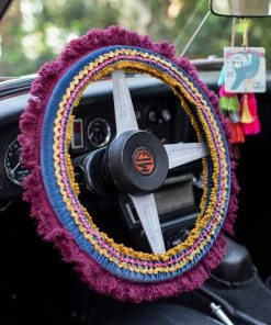 Natural Life Velvet Steering Wheel Cover CAR
