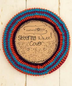 Natural Life Crochet Steering Wheel Cover