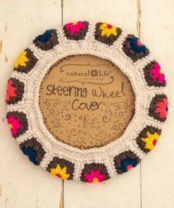 Natural Life Crochet Steering Wheel Cover