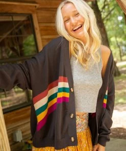 Natural Life Live Happy Cardigan